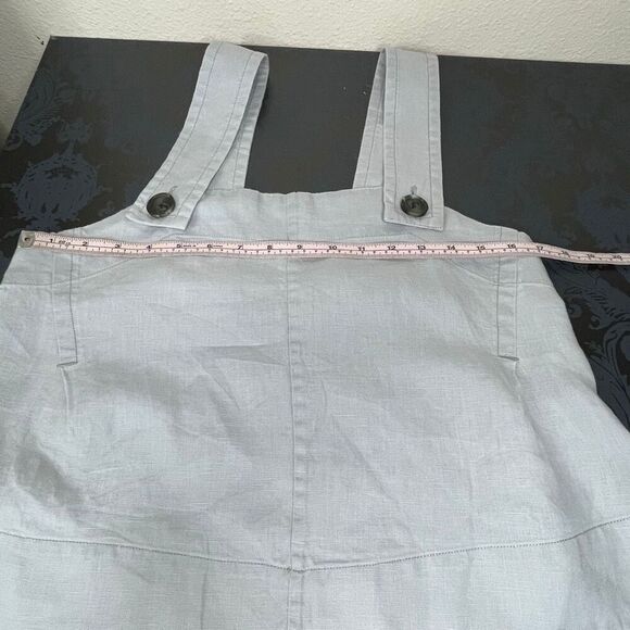 Everlane The Apron Linen Tank Top Sky Blue Gray Size 2 - Picture 7 of 11